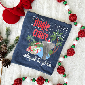 Jingle Cruise Elephant T-Shirt Disney Christmas Jungle Cruise T-Shirt