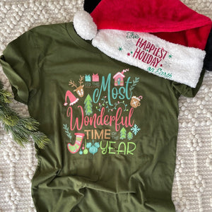 Disney Most Wonderful Time of Year T-shirt Disney Christmas Ornament T-Shirt