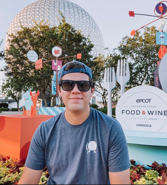 Epcot Food and Wine 2-Sided T-Shirt World Showcase  Countries List 2-Sided T-Shirt