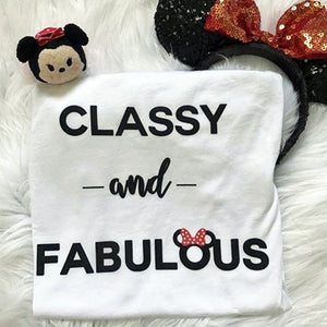 Classy and Fabulous Coco Chanel and Minnie Quote Shirt