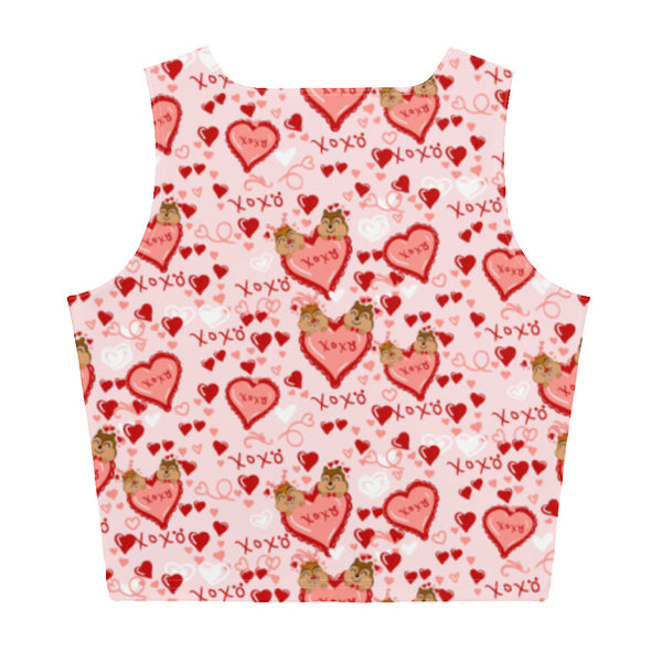 Chip and Dale Disney Valentine's Day Love Crop Top