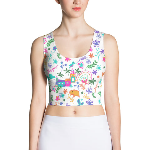 Encanto Family Crop Top Family is Everything Disney Crop Top- White