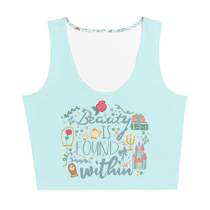Belle Beauty Within Crop Top Disney Princess Beauty and the Beast Crop Top