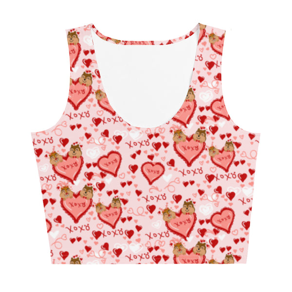 Chip and Dale Disney Valentine's Day Love Crop Top