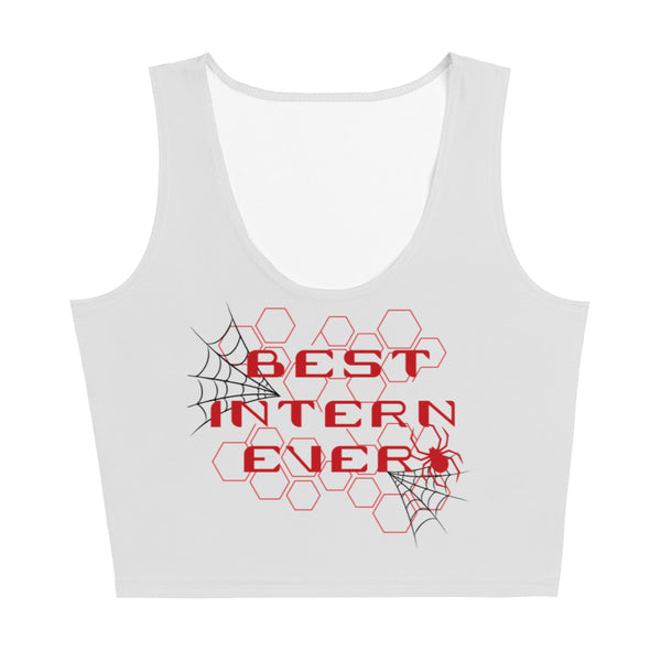 Marvel Spiderman Crop Top Avenger Campus Outfit Best Intern Ever Peter Parker Disney Crop Top