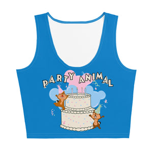 Disney Birthday Crop Chip and Dale Party Animal Celebration Crop Top