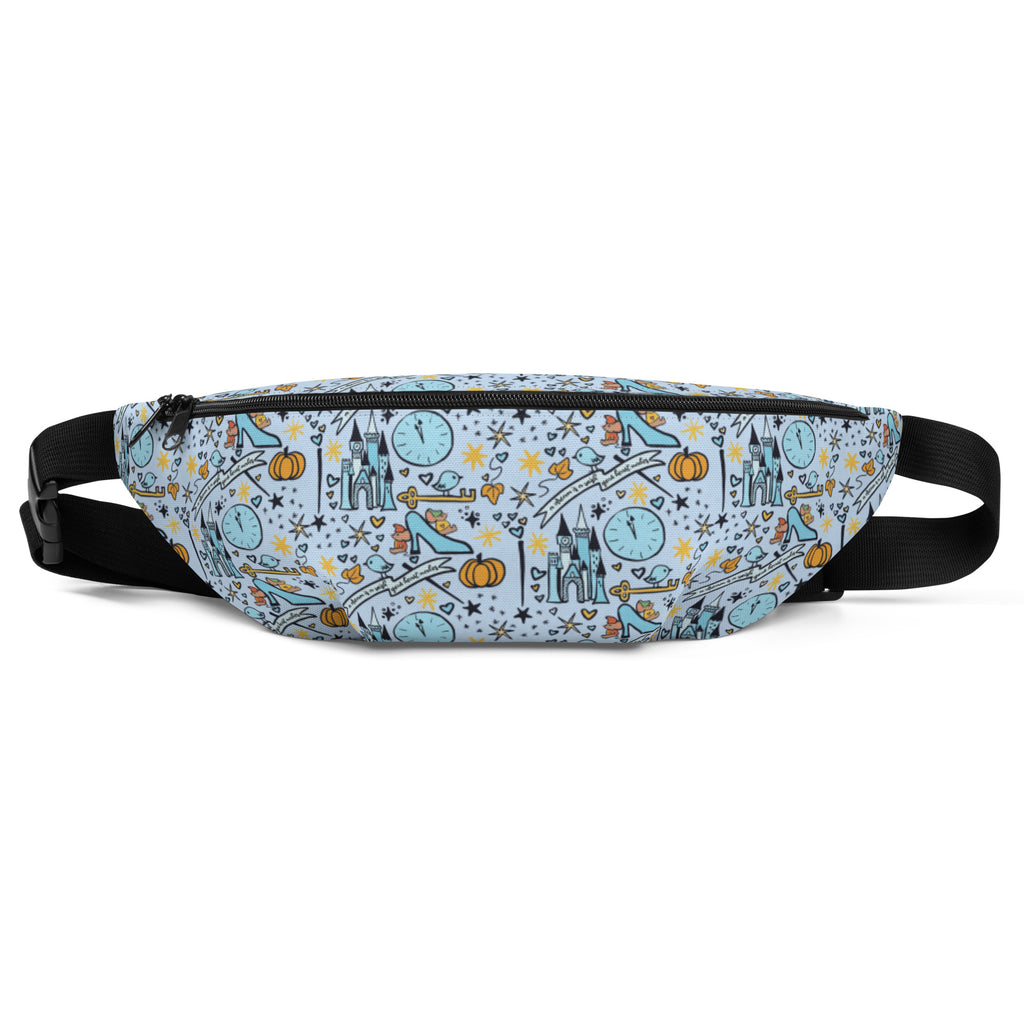 Cinderella Dreaming Belt Bag Disney Princess Cinderella Fanny Pack – Polka Dot Pixie Shop