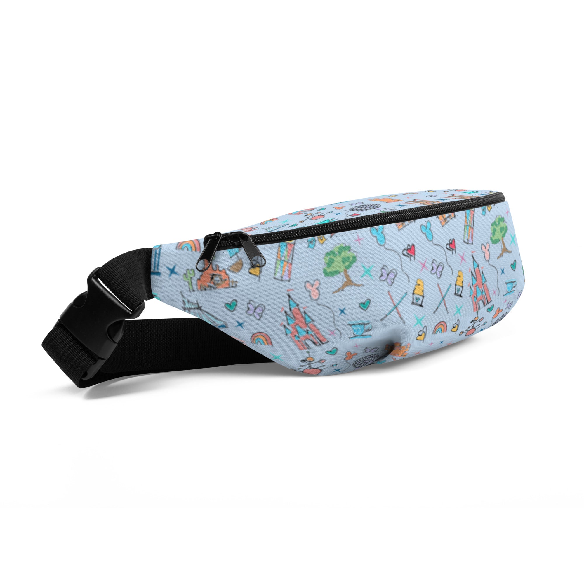 Disney Icons Fanny Pack Walt Disney World Inspired Belt Bag