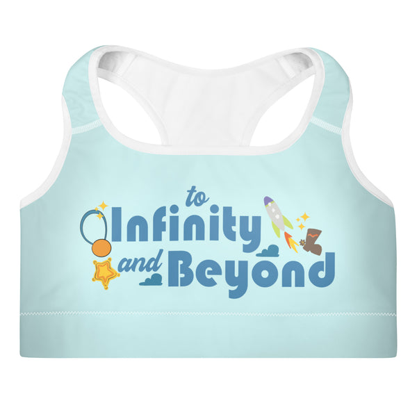 runDisney Toy Story sports bra Springtime Surprise To Infinity and Beyond running Padded Sports Bra