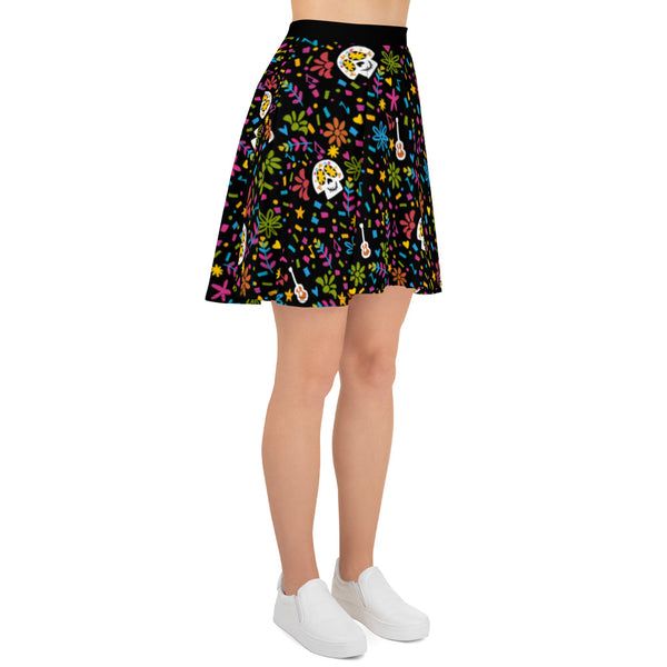 Coco Skater Skirt Disney Skirt Seize Your Moment Day of the Dead Coco Skater Skirt