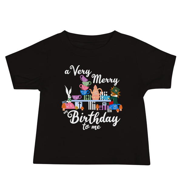 Disney Birthday Baby T-Shirt Alice in Wonderland A Very Merry un Birthday To Me Baby T-Shirt