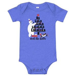 Baymax Christmas Holiday Baby short sleeve one piece