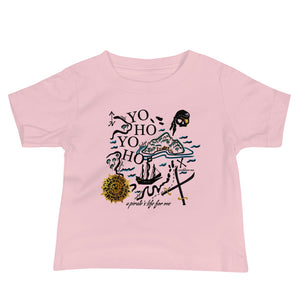 Pirates of the Caribbean Map Infant Shirt Disney Shirt Disney Pirates Yo Ho Yo Ho a Pirates Life Baby Jersey Short Sleeve Tee