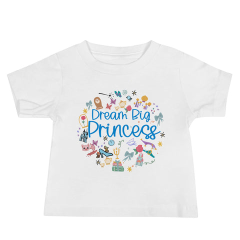 Disney Princess Baby T-Shirt Dream Big Princess BabyShirt