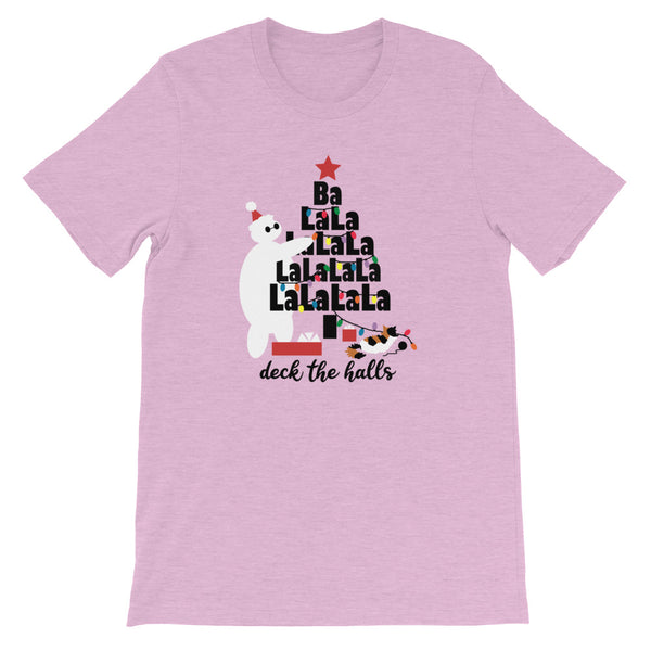 Baymax Disney Christmas T-Shirt. Christmas Tree with Furry Baby
