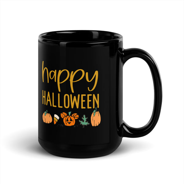 Mickey Pumpkin Halloween Parade Mug Disney Halloween Boo to You Black Mug