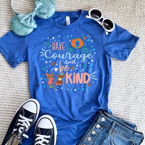 Cinderella Courage T-Shirt Have Courage and Be Kind Disney Unisex T-Shirt