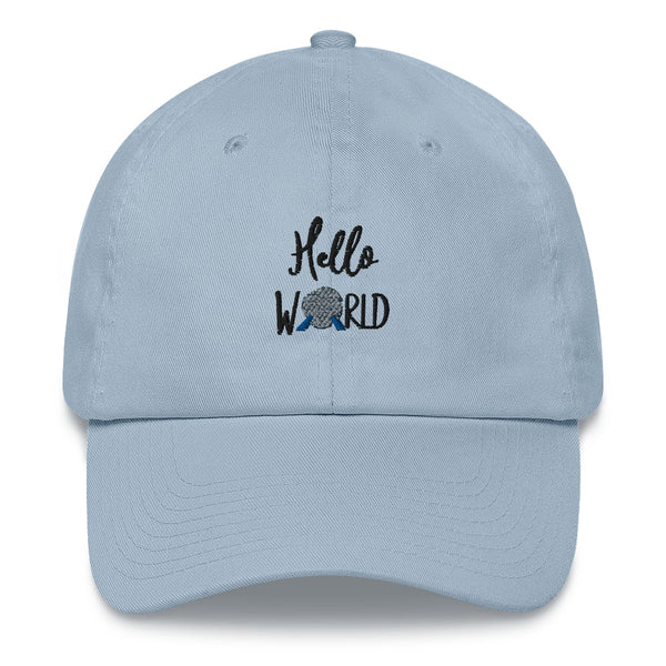Hello World EPCOT Hat Disney Hat Disney Epcot World Showcase Dad Hat