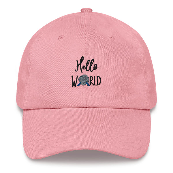 Hello World EPCOT Hat Disney Hat Disney Epcot World Showcase Dad Hat