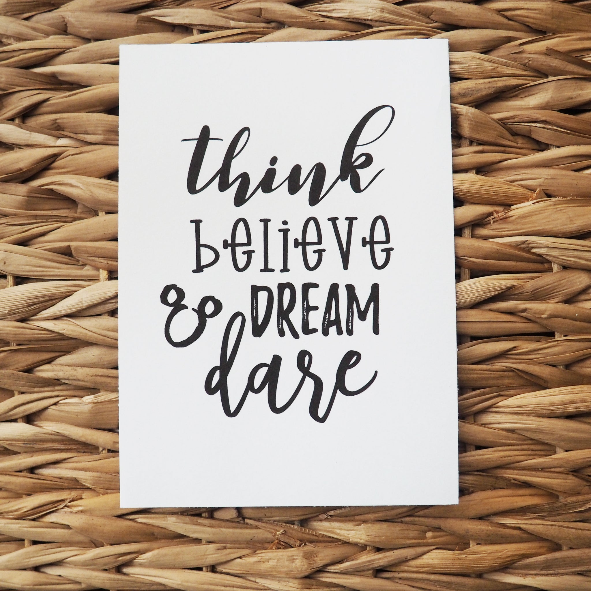 Think Believe Dream Dare Walt Disney Quote Disney Printable Wall Art P – Polka Dot Pixie Shop