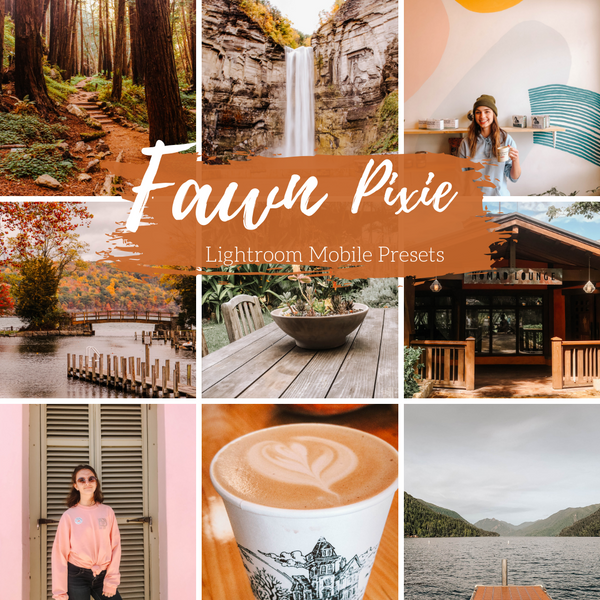 Fawn Autumn Woodsy Lightroom Mobile Presets, Fall Lifestyle Presets