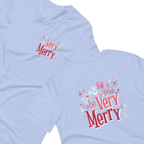 Mickey's Very Merry T-shirt Disney Christmas Party Short-Sleeve Unisex T-Shirt