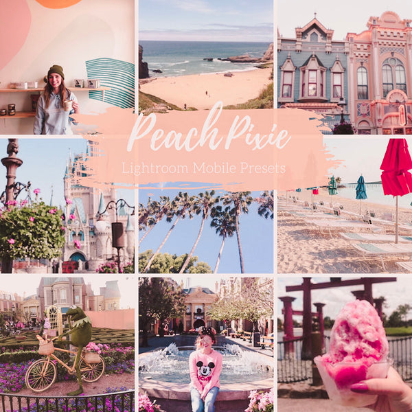 Peach Mobile Lightroom Preset Pack- 3 Presets