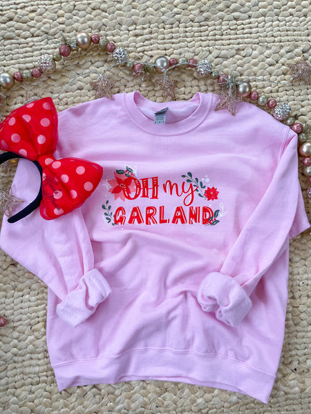 Noelle Sweatshirt Disney Christmas Disney Plus Oh My Garland Christmas Sweatshirt