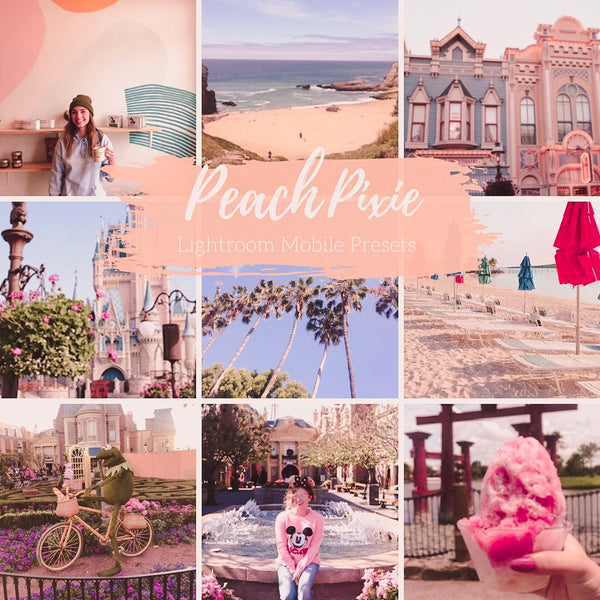 Peach Mobile Lightroom Preset Pack- 3 Presets