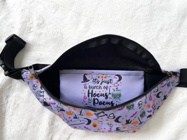 Hocus Pocus Halloween Belt Bag Disney Accessory Sanderson Sisters Hocus Pocus Fanny Pack