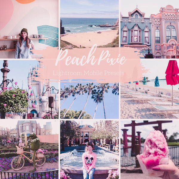 Peach Mobile Lightroom Preset Pack- 3 Presets
