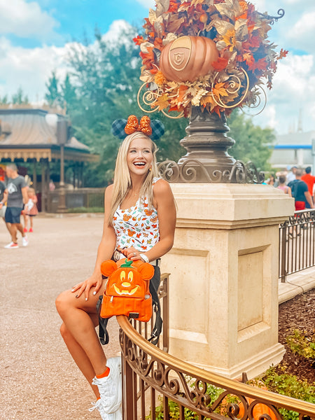 Disney Halloween Mickey Pumpkin Boo To You Crop Top