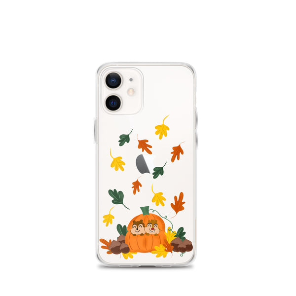 Chip and Dale Fall Pumpkin Disney Halloween  iPhone Case