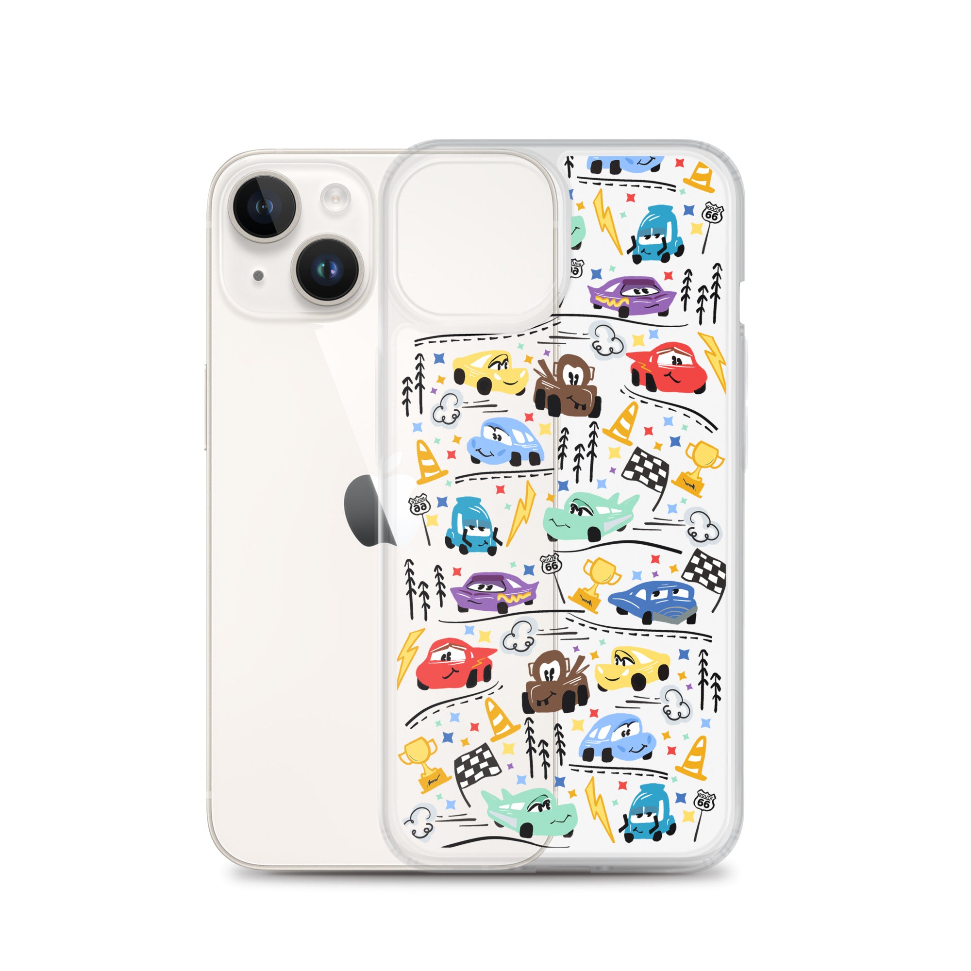 Cars iPhone Case Disney Phone Case Lightning McQueen Cars Disney iPhon –  Polka Dot Pixie Shop
