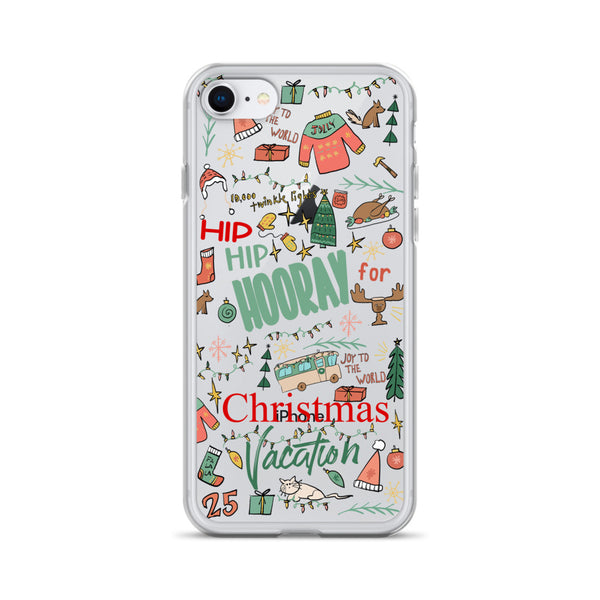 Christmas Vacation iPhone Case Hip Hip Hooray for Christmas Vacation Griswold Family Christmas iPhone Case