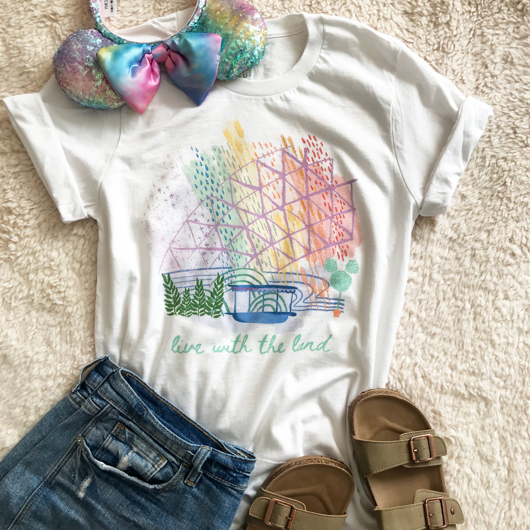 Epcot Living with the Land T-shirt READY TO SHIP- White- Small