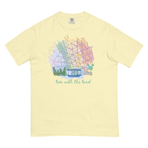 Living with the Land COMFORT COLORS Epcot Park Walt Disney World Men’s garment-dyed heavyweight t-shirt