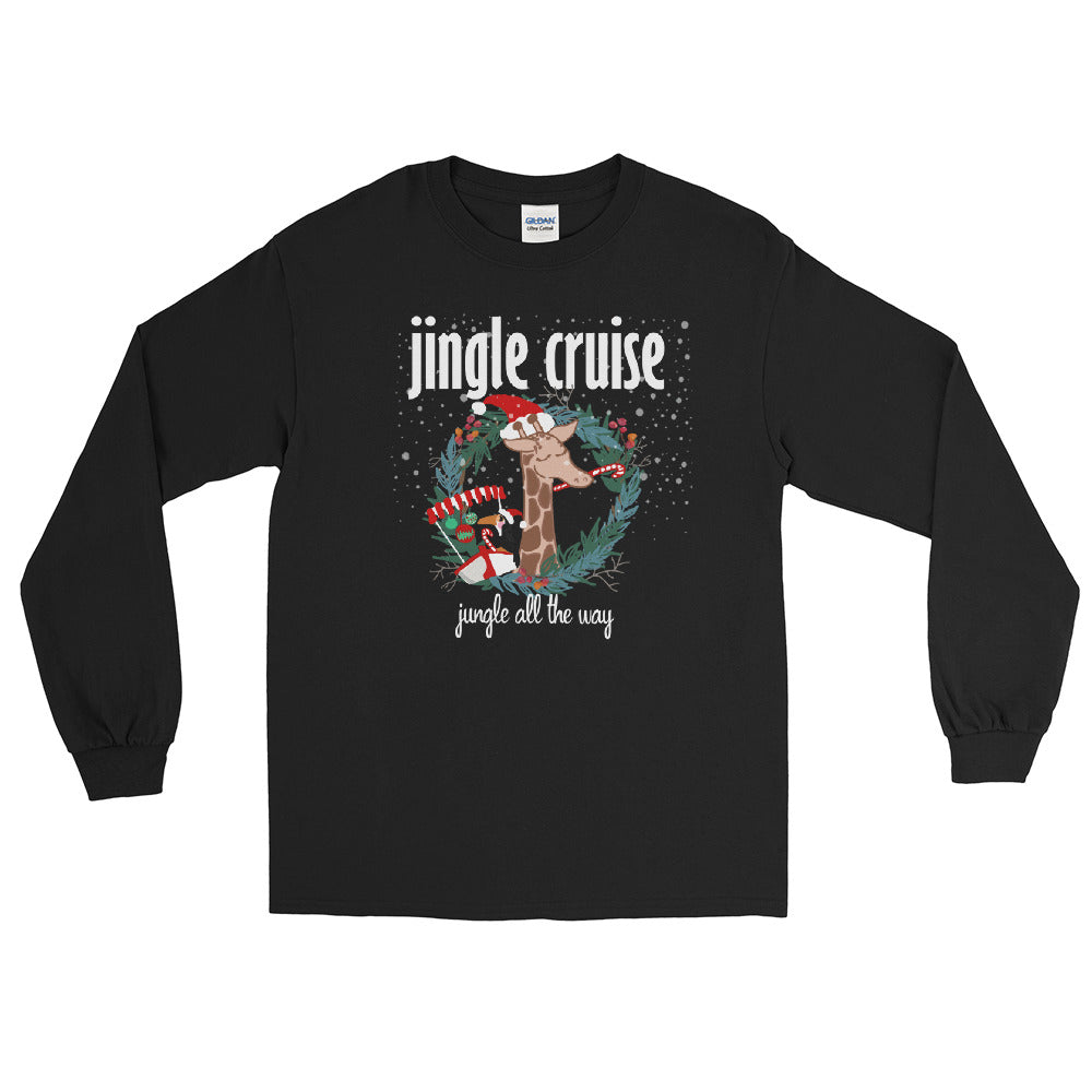 Jingle Cruise Giraffe Long Sleeve Disney Jungle Cruise Christmas Long Sleeve Shirt