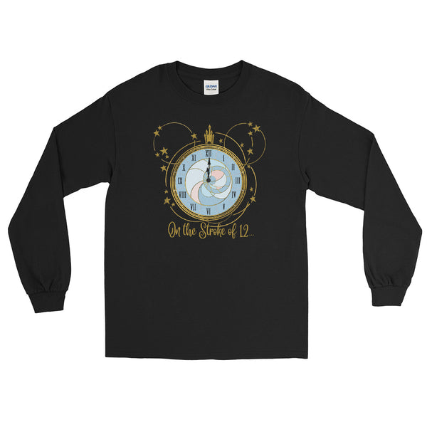 Cinderella Midnight Clock Long Sleeve Shirt Disney New Years Eve Unisex Long Sleeve Shirt