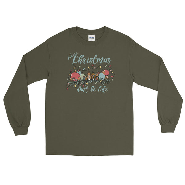 Chip and Dale Christmas Long Sleeve Shirt Please Christmas Don't Be Late Chipmunk Song Long Sleeve Shirt