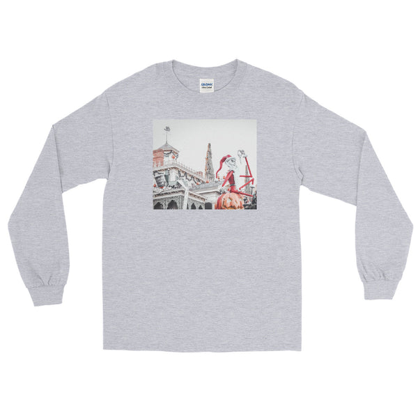 Nightmare before Christmas Photo Shirt Jack Skellington Disneyland Men’s Long Sleeve Shirt
