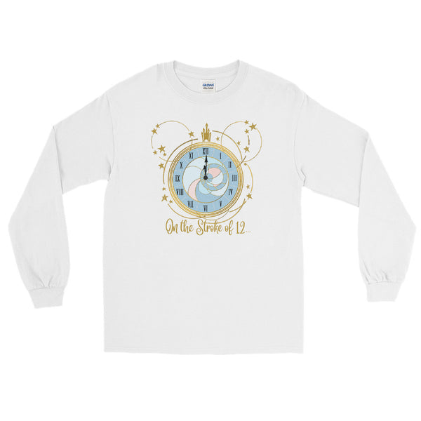 Cinderella Midnight Clock Long Sleeve Shirt Disney New Years Eve Unisex Long Sleeve Shirt