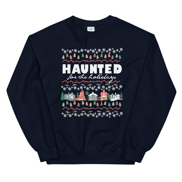 Haunted Mansion Holidays Sweatshirt Disney Parks Haunted for the Holidays Sweatshirt