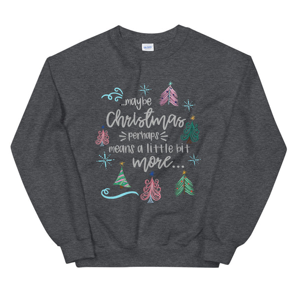 Grinch Christmas Grinchmas Holiday Trees Unisex Sweatshirt