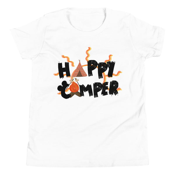 Happy Camper Kids Shirt Disney Fort Wilderness Resort and Campground Camping Kids Shirt