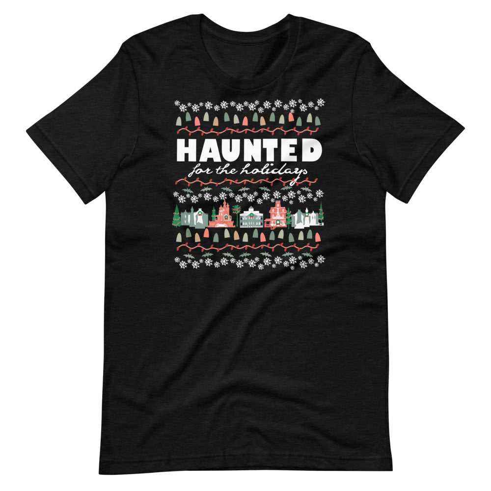 Haunted Mansion Holidays T-Shirt Disney Parks Haunted for the Holidays T-Shirt