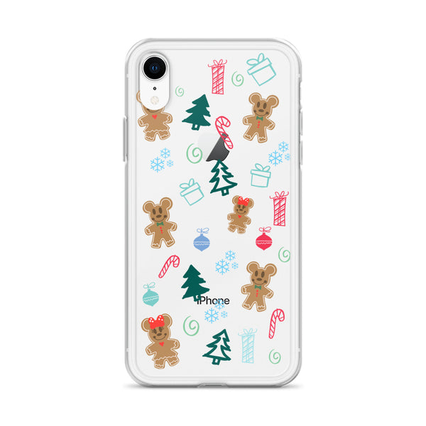 Gingerbread Mickey Holiday Christmas iPhone Case