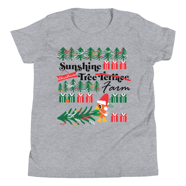 Orange Bird Christmas Kids T-Shirt Sunshine Tree Terrace Unisex Kids T-Shirt