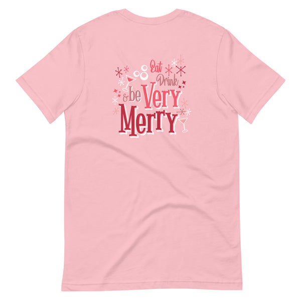 Mickey's Very Merry T-shirt Disney Christmas Party Short-Sleeve Unisex T-Shirt