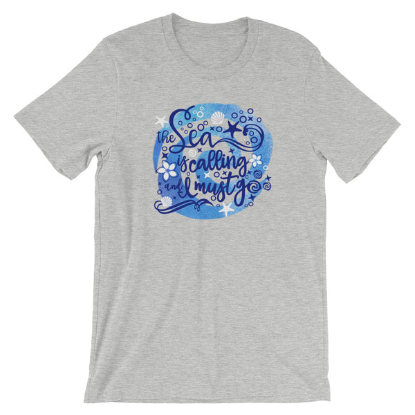 Moana The Sea is Calling and I Must Go Disney Unisex T-Shirt